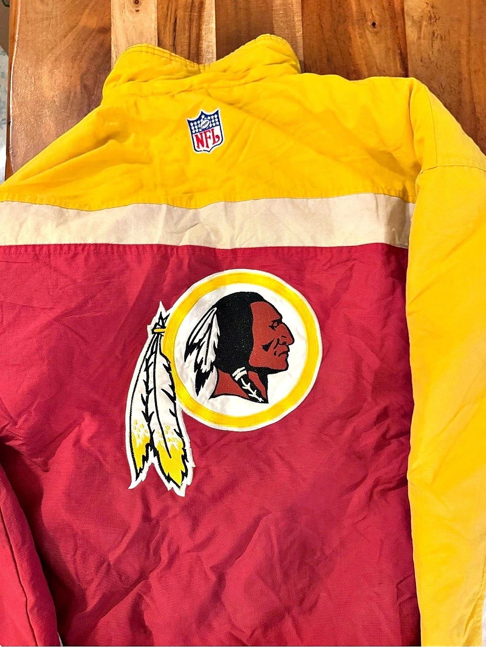 Pro Line Washington Redskins Pro Line jacket Color Block Windbreaker XL - Picture 3 of 7